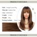Blonde Unicorn Long Layered Brown Wig with Bangs | Ombre Brown Auburn Women's Synthetic Fiber Wig - Buy Online on GoSupps.com