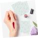 Buy Minkissy 100pcs Makeup Hand Palette & Adhesive Tape Disposable Serving Tray & Nail Palette for Professional Makeup & Cosmetic Use - Buy Online on GoSupps.com