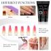 Phoenixy Poly Nail Gel Kit - 8 Colors with 36W LED UV Nail Lamp | Manicure Starter Kit Carlsbad Flower Sea - Buy Online on GoSupps.com