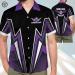 LASFOUR Custom Men's Bowling Shirt - Strike King Hawaiian Button-Down - Purple Crazy Team Shirt - Buy Online on GoSupps.com
