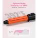 Mini 3/4 Inch Ceramic Hair Curler for Short Hair - Dual Voltage Travel Size Curling Iron with Storage Bag - Buy Online on GoSupps.com
