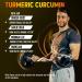 6-in-1 Turmeric Curcumin + Ginger Capsules | 95% Curcuminoids | Joint Support & Absorption | 13050mg Equivalent | with Garlic, Bromelain, Moringa & Black Pepper - Buy Online on GoSupps.com