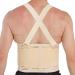NeoTech Care Adjustable Back Brace Lumbar Support Belt with Suspenders - Size L Large - Black - Buy Online on GoSupps.com