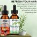 Organic Rosemary Oil & Raw Batana Oil for Hair Growth | Pure Natural Hair & Scalp Treatment - 2 oz - Buy Online on GoSupps.com