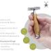 M HLE Vivo Safety Razor - Olive Wood Handle & Chrome Accents | Premium International Shipping - Buy Online on GoSupps.com