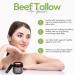 Beef Tallow Balm | Grass-Fed Tallow Skin Care Moisturizer Face Cream & Lotion (Vanilla - Buy Online on GoSupps.com