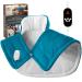 Weighted Heating Pad for Neck and Shoulders Pain Relief, 2.4lb Large Heated Neck Shoulder Wrap, Fast Heating with 6 Heat Levels & 4 Time Settings, Gifts for Women Men Mom Dad, 22"x22" 22"x22" Blue