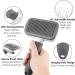 Pet Grooming Brush for Dogs and Cats | Shedding and Tangled Hair Removal Tool with Cleaning Button and Massage Feature | Long and Short Hair | Grey Color - Buy Online on GoSupps.com