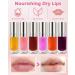 Lip Glow Oil Kit | 3 Colors Moisturizing Tinted Lip Gloss | Hydrating Comfort Oil Lip Tint & Stain | Non-sticky Glow Reviver Lip Care for Women - Buy Online on GoSupps.com