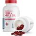 Bronson Omega-3 Fish + Krill Oil 1000 MG EPA DHA Astaxanthin Premium Blend - 120 Softgels - Buy Online on GoSupps.com