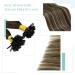 Buy Youngsee Bondings Extensions | Real Hair Ombre U Tip Extensions | 50cm Remy Keratin Bonding | Dark Brown to Ash Blonde #4/18/4 - Buy Online on GoSupps.com