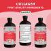 Pet Collagen Supplement Joint Care Formula with Grass Fed Beef Hydrolyzed Collagen Natural Beef Flavor - 500ml GMO Free Gluten Free Sugar Free - Made in Canada - Buy Online on GoSupps.com