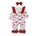 Loalirando Baby Girl Boy Christmas Romper Jumpsuit Overall Newborn Toddler Xmas Outfit Clothing One Piece My First Christmas 3-6 Months Colorful 31 - Reindeer