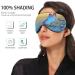 Haskirky Light Blocking Eye Mask - Adjustable Unisex Travel Accessory for Deep Sleep and Meditation - Breathable Comfort in Bright Blue - Buy Online on GoSupps.com
