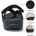 UTENAG Women's Arch Support Flip Flops 6 Black - Orthotic Thong Sandals for Ladies - Buy Online on GoSupps.com