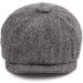 Pesaat Toddler Boys Newsboy Cap | Vintage Tweed Driver Hat for Kids 2-5 Y and 4-7 Y | Black - Buy Online on GoSupps.com