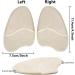 6 Pairs Metatarsal Pads for High Heel Comfort - Anti-Slip Foot Cushions for Pain Relief in Open Toe Shoes - Self-Adhesive Gel Foot Foam Pads for Women - Buy Online on GoSupps.com