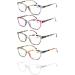 MODFANS Women's Reading Glasses +3.25 - High Quality Comfortable & Stylish - 5 Mixed Colors for Enhanced Reading Aid - Buy Online on GoSupps.com