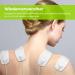 Auvon 20s Set TENS EMS Electrode Pads - Reusable 5x5 cm Electrotherapy Pads with Improved Self-Clay Performance - Buy Online on GoSupps.com