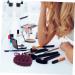 Kombiiuda ArtFakt Scalpoos Shampoo Brush - Soft Scalp Massager for Hair Peeling & Cleaning | Purple Pebble Gel 12x7.8x3.6cm - Buy Online on GoSupps.com