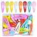 Avodova 50 pieces of hair clips 3cm children hair clips hair accessories hair clips hair clips metal children hair clip snap hair clip for girls children and women (colorful)