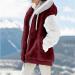 Shop Hanxiulin Women's Fleece Plush Hoodie - Elegant Windproof Coat & Thick Quilted Jacket - Buy Online on GoSupps.com