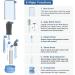 YOTIME Baby Bottle Brush Travel Kit - Extendable Silicone Brush, Nipple & Straw Cleaner, Soap Dispenser, Dust Cap - Blue - Buy Online on GoSupps.com