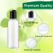 APSTAQEOO 4 x 150 ml Plastic Squeeze Bottles - Refillable Travel Containers with Funnel & Labels - Sliced Lids & Folding Lock - Perfect for Liquids - Buy Online on GoSupps.com