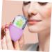Silicone Face Ice Tray & Roller Tool - Beauty Ice Mold for Glowing Skin | 11.5x7cm Purple - Shop Internationally - Buy Online on GoSupps.com
