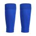 Calves compression stockings without foot - Calf Sleeves foot for sports football leggings Waden bandages for marathon high knee sports support socks shin rails for football running cycling unit size blue