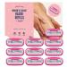 by Amazon Women's 5-blade razor refill in pink 10 count (Pack of 1) 10 Refills