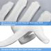30 Pcs White Cotton Gloves for Dry Hands, Moisturizing, Eczema - Washable, Stretchable Cloth Gloves for Men and Women - Ideal for Coin, Jewelry, Silver Inspection - Buy Online on GoSupps.com
