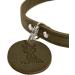 HUNTER Aalborg Leather Dog Collar - Simple Robust & Comfortable - Olive Green 47 (SM) | International Shipping - Buy Online on GoSupps.com