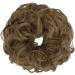 OMGREAT Messy Curly Wavy Hair Bun Extension in Light Brown & Ash Blonde - Synthetic Updo Hairpiece for Women & Girls - Buy Online on GoSupps.com