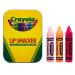 Lip Smacker Crayola Lip Balm Tin Trio Cotton Candy Outrageous Orange Pink Sherbert