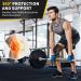 Cambivo Knee Brace for Men & Women - Orthopedic Support for Meniscus Tear ACL Arthritis | Ideal for Running Hiking & Sports - Black/Orange - Buy Online on GoSupps.com