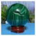 Natural Sphere Natural Geode Crystal Ball Green Malachite Hand Polished Gift Stone Home Decoration 1pc 270-280g
