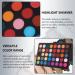 Rechoo 40 Colors Eye Makeup Palette - Vibrant Matte & Shimmer Eyeshadows for Stunning Looks - Buy Online on GoSupps.com