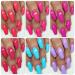 AIMEILI Neon Gel Nail Polish Set - Hot Pink, Orange, Purple, Blue Colors - 6pcs x 10ml - Summer Kit Set 12 - Buy Online on GoSupps.com