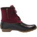 Sperry Women's Saltwater Emboss Wool Boots 7 in Cordovan - Stylish & Waterproof Boots - Buy Online on GoSupps.com