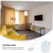 DOITOOL Wrought Iron Chandelier Lantern Chandelier Metal Pendant Light Shade Ceiling Light for Living Room - Buy Online on GoSupps.com