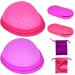 Menstrual Disc 2 Pieces Menstrual Cup Menstrual Cup Set with Two Sizes for Light or Strong Flows Leak-Proof