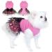 TONY HOBY Dog Dress, Outfits Dog Party Dress, Dog Princess Dress with Lace, Dog Skirt Soft and Breathable for Small Medium Dog (Pink, S) Small Pink