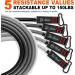 150LBS Resistance Bands Set for Heavy Training, Physical Therapy, Yoga and Home Workouts - Buy Online on GoSupps.com