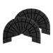 Sole Protector for Sneakers Strong Self-Adhesive Shoe Heel Repair Plates Non Slip Heel Pad Sole Plates for Men and Women - Adhesivity Upgraded Version Black 9.5-10.5