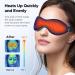 Ezona Heated Eye Mask - USB Electric Warm Compress for Dry Eyes Blepharitis & Sinus Relief - Temperature & Timer Control - Indigo - Buy Online on GoSupps.com