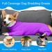 Etdane One-Divider for Dogs - Recovery Surgery Suit Anti-Hair Loss Sports Shirt Jumpsuit for Anxiety Relief - Violet Color - Buy Online on GoSupps.com