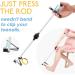 ILOKNZI Long Handle Toenail Clippers with Magnifying Glass - Ideal for Obese, Elderly, and Pregnant Individuals - 60CM/23.6 - Buy Online on GoSupps.com