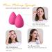 FITDON 3PCS Foundation Concealer Brushes & 2PCS Mini Makeup Sponge Blender - Perfect for Blending Liquid, Cream, and Powder - Buy Online on GoSupps.com