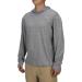 Simms Bugstopper Hoodie Long Sleeve Shirt with Insect Shield - X-Large Nightfall Heather - Buy Online on GoSupps.com